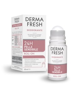 Dermafresh 24 H Pelle Sensibile Roll On 50 Ml