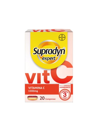 Supradyn Expert Vitamina C 1000mg Sistema Immunitario, 20 Compresse Assorbimento Graduale