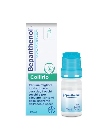 Bepanthenol Collirio Lacrime Artificiali Occhi Secchi Senza Conservanti, 10 Ml