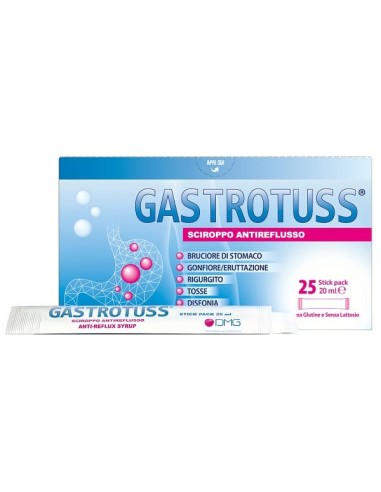 Gastrotuss 25 Stick Pack Da 20 Ml Sciroppo Antireflusso