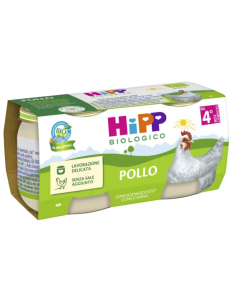 Hipp Bio Omogeneizzato Pollo 2 Pezzi Da 80 G