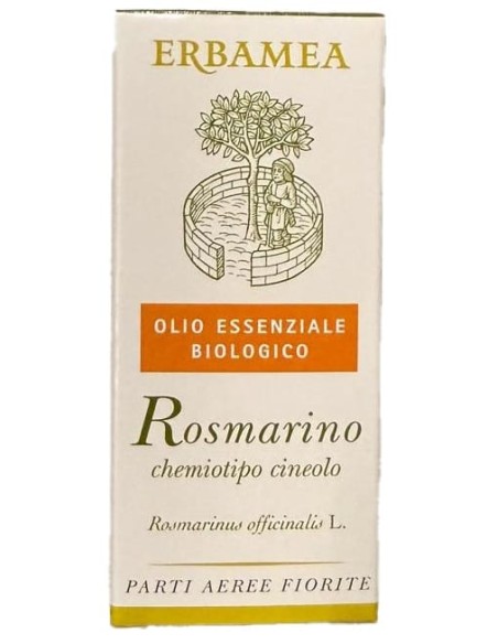Rosmarino Chemiotipo Cineolo Olio Essenziale Biologico Gocce 10 Ml Senza Glutine Senza Lattosio