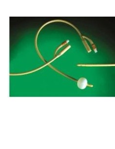 Catetere Uretrale Foley In Lattice Siliconato Ch16 Per Cateterizzazione Vescicale Prodotto In Lattice Medicale E Trattato In Sil