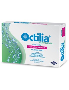 Octilia Natural Gocce Occhi Irritati E Arrossati 10 Flaconcini Monodose 0,5 Ml