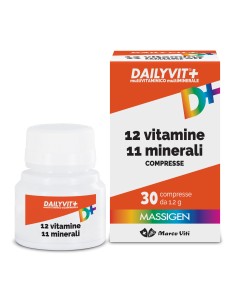 Massigen Dailyvit 12 Vitamine 11 Minerali 30 Compresse Rivestite