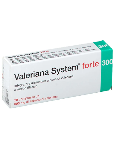 Valeriana System Forte 20 Compresse