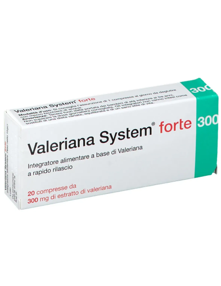 Valeriana System Forte 20 Compresse