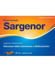 Sargenor 20 Fiale Da 5 Ml Nuova Formulazione