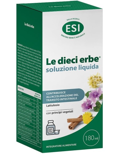 Esi Le Dieci Erbe Soluzione Liquida 180 Ml