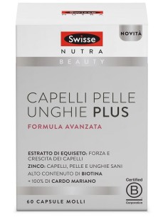 Swisse Capelli Pelle Unghie Plus 60 Capsule Molli