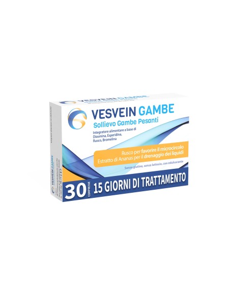 Vesvein Gambe Sollievo Gambe Pesanti 30 Compresse Bistrato