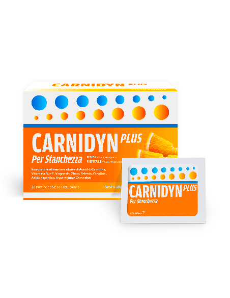 Carnidyn Plus 20 Bustine Da 5 G Gusto Arancia