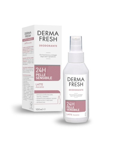 Dermafresh 24 H Pelle Sensibile Latte 100 Ml