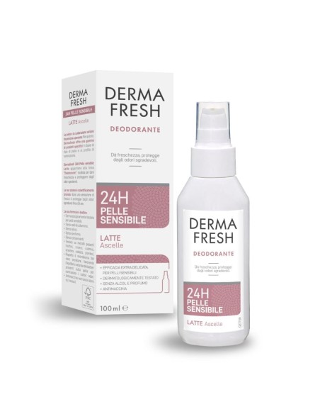 Dermafresh 24 H Pelle Sensibile Latte 100 Ml