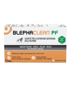 Blephaclean Pf Salviette Detersione Quotidiana Palpebre 20 Pezzi Senza Profumo