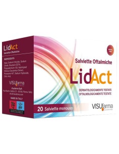 Lidact Salviette Oftalmiche Perioculari Monouso 20 Pezzi