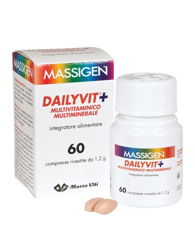 Massigen Dailyvit 12 Vitamine 11 Minerali 60 Compresse Rivestite