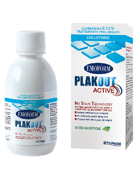 Emoform Plak Out Active Clorexidina 0,12% Collutorio 200 Ml