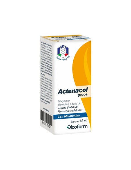 Actenacol Gocce 12 Ml Con Melatonina