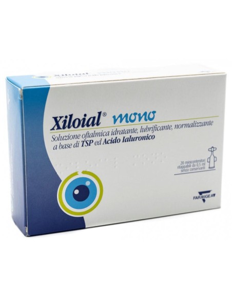 Xiloial Forte Monodose 20 Minicontenitori Da 0,5 Ml