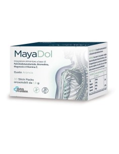 Mayadol 30 Stick Packs Orosolubili Da 1,9 G Gusto Arancia Senza Glutine Senza Lattosio