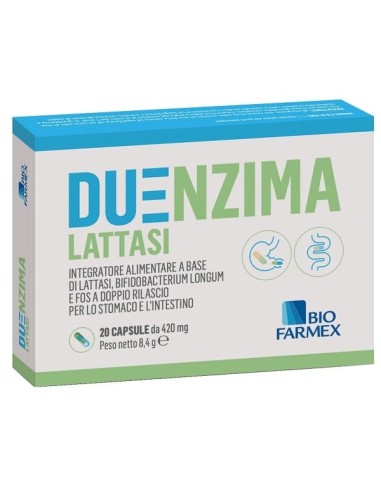 Duenzima Lattasi 20 Capsule Da 421 Mg