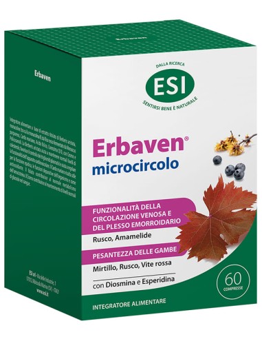 Esi Erbaven Microcircolo 60 Compresse Senza Glutine