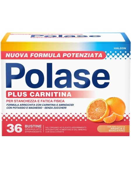 Polase Plus Carnitina 36 Bustine Granulato Effervescente Da 6,8 G