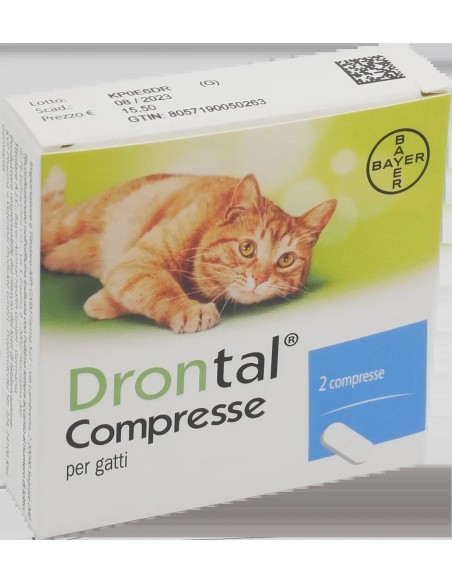 Drontal 2 Compresse Gatto