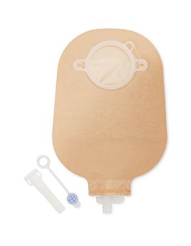 Sacca Per Urostomia Dansac Nova 2 Anatomica Trasparente Midi Con Rubinetto Di Chiusura Di Sicurezza 55 Mm 10 Pezzi + 1 Adattator