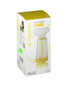 Camera Distanziatrice Per Erogatori Spray Predosati L'espace 220 Ml Pediatrico Spazio Morto 49 Ml Con Maschera Valvola Inspirazi