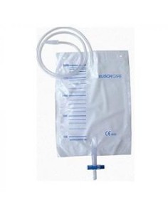 Sacca Di Drenaggio Letto Per Incontinenza 2000 Ml In Pvc Con Valvola Di Non Ritorno E Scarico Sterile Gocciolatoio Filtro Ad Ari