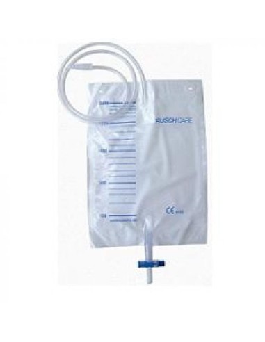 Sacca Di Drenaggio Letto Per Incontinenza 2000 Ml In Pvc Con Valvola Di Non Ritorno E Scarico Sterile Gocciolatoio Filtro Ad Ari