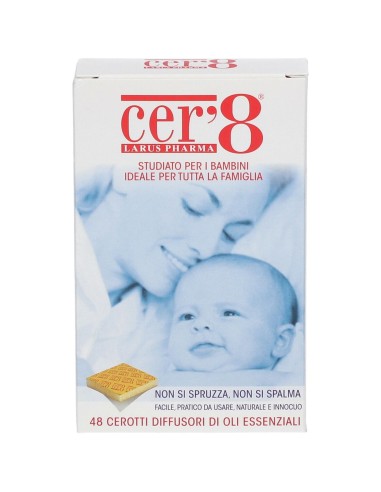 CER'8 CUSCINETTI ADESIVI ANTI ZANZARE SCATOLA DA 48 CUSCINETTI
