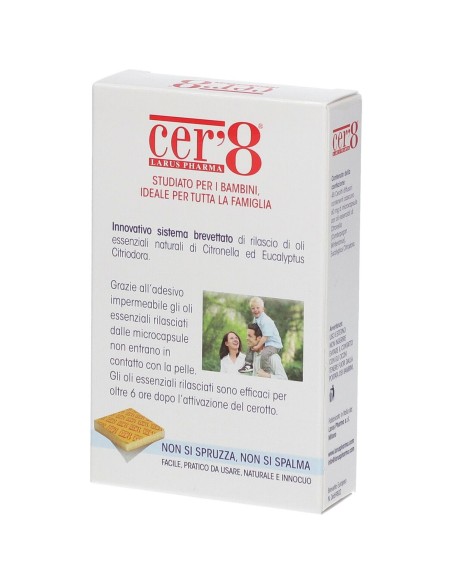 CER'8 CUSCINETTI ADESIVI ANTI ZANZARE SCATOLA DA 48 CUSCINETTI