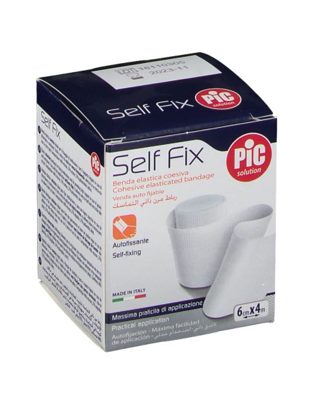 Benda Elastica Autoadesiva Pic Self Fix 6 X400 Cm Fustella