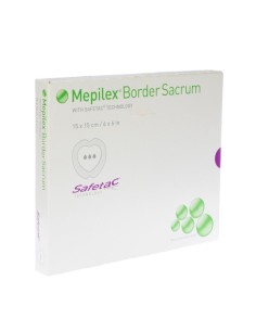 Medicazione In Schiuma Di Poliuretano Mepilex Border Conformata Per Sacro Assorbente Bordo Integrato Strato Di Contatto In Silic