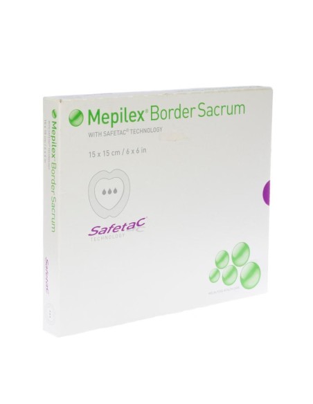 Medicazione In Schiuma Di Poliuretano Mepilex Border Conformata Per Sacro Assorbente Bordo Integrato Strato Di Contatto In Silic