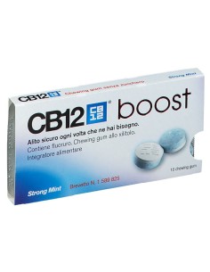 Cb12 Boost 10 Chewing Gum Zinco E Fluoruro New Formulation