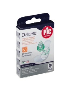 Cerotto Pic Delicate 19 X72 Mm Antibatterico 20 Pezzi