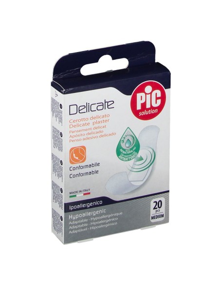 Cerotto Pic Delicate 19 X72 Mm Antibatterico 20 Pezzi