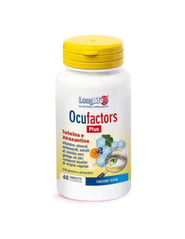 Longlife Ocufactors Plus 60 Tavolette Rivestite