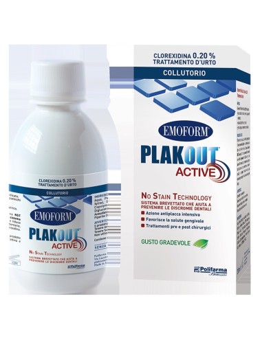 Emoform Plak Out Active Clorexidina 0,20% Collutorio 200 Ml