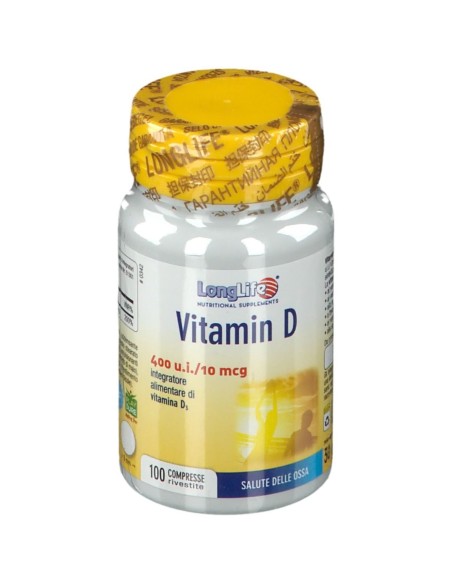 Longlife Vitamin D 400 Ui 100 Compresse Rivestite