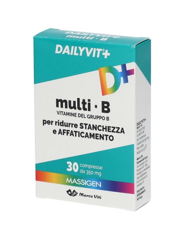 Massigen Multi B Vitamine Del Gruppo B 30 Compresse Rivestita Da 364 Mg