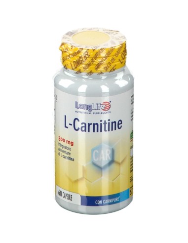 Longlife L Carnitine 60 Capsule Di Gelatina Da 960 Mg