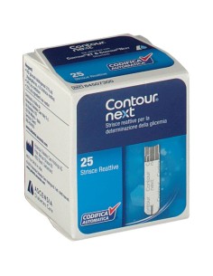 Strisce Misurazione Glicemia Contour Next 25 Pezzi