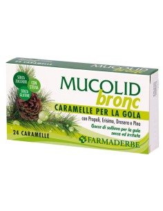 Mucolid Bronc Propoli&Pino 24 Caramelle