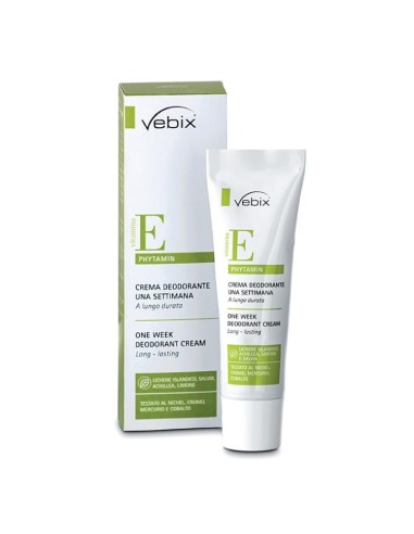 Vebix Phytamin Crema Deodorante 1 Settimana 25 Ml