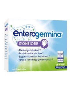 Enterogermina Gonfiore 20 Bustine Bipartite